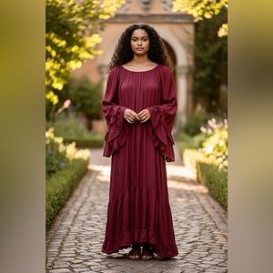 Kantha Bae Silkline Stardust Reversible Maxi Dress